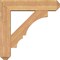 Ekena Millwork Balboa Craftsman Smooth Bracket w/ Offset Brace, Western Red Cedar, 7 1/2"W x 32"D x 32"H BKT0806X32X32BOA04SWR - alternate 2